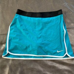 Nike Golf Dri Fit Skort Womens Small Teal Athletic Tennis Skirt Shorts